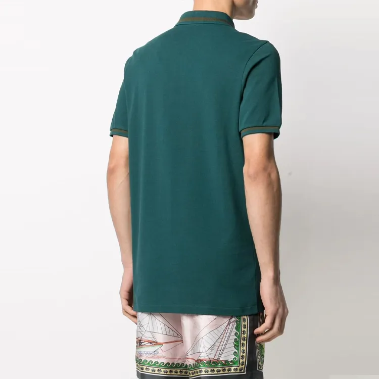 LOEWE Polo Shirt Men's Dark Green-2