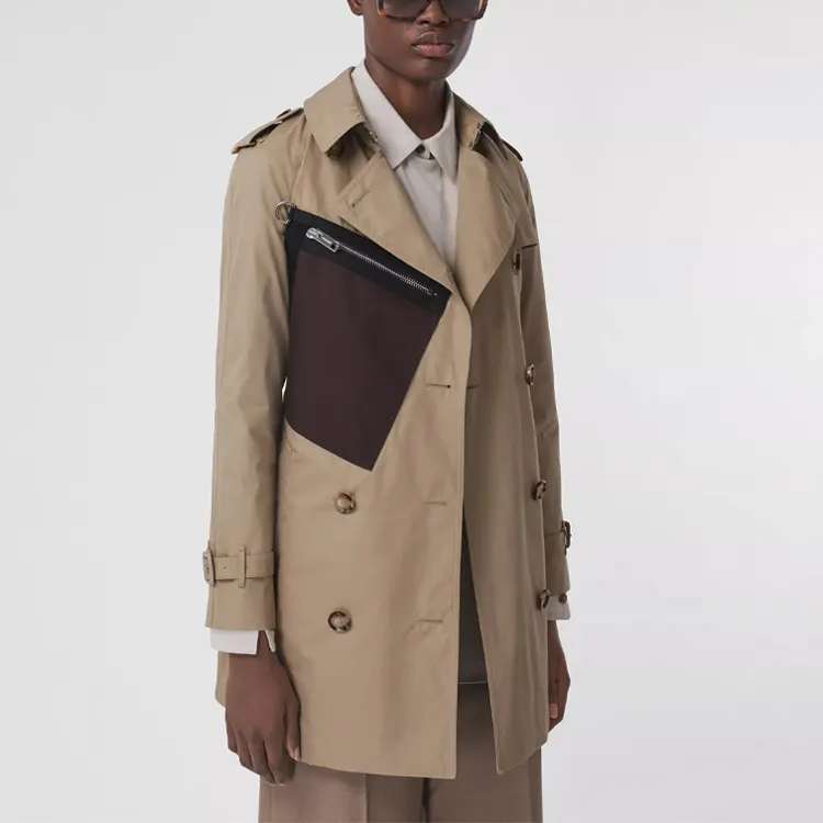 Burberry SS21 Trench Coat Women's Khaki-3
