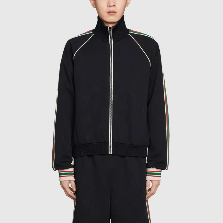 GUCCI Gg Jacquard Jersey Zip Jacket-3