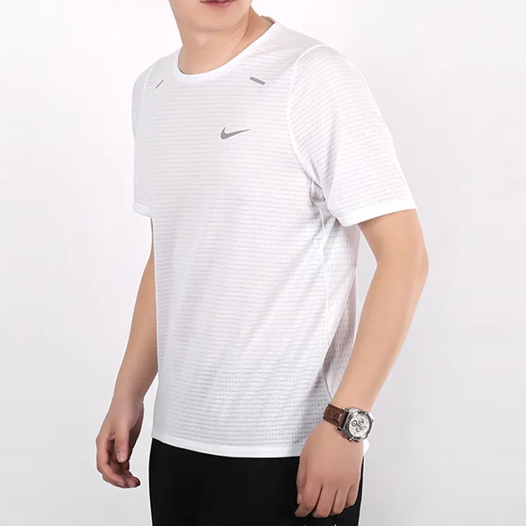 Nike Set-in Sleeve T-Shirt Men's White-4