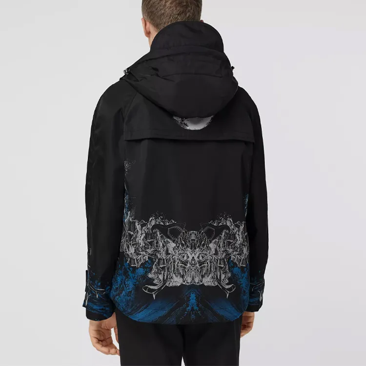 Burberry Jackets Coats Men's Black-2