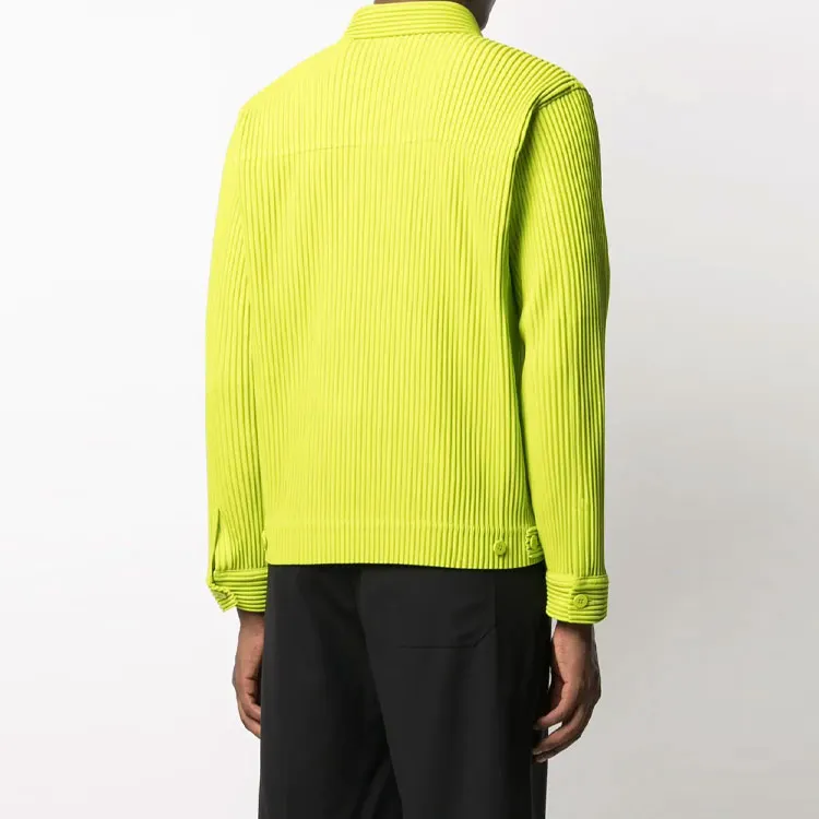 Homme Plissé Issey Miyake SS21 Shirt Men's Green-2