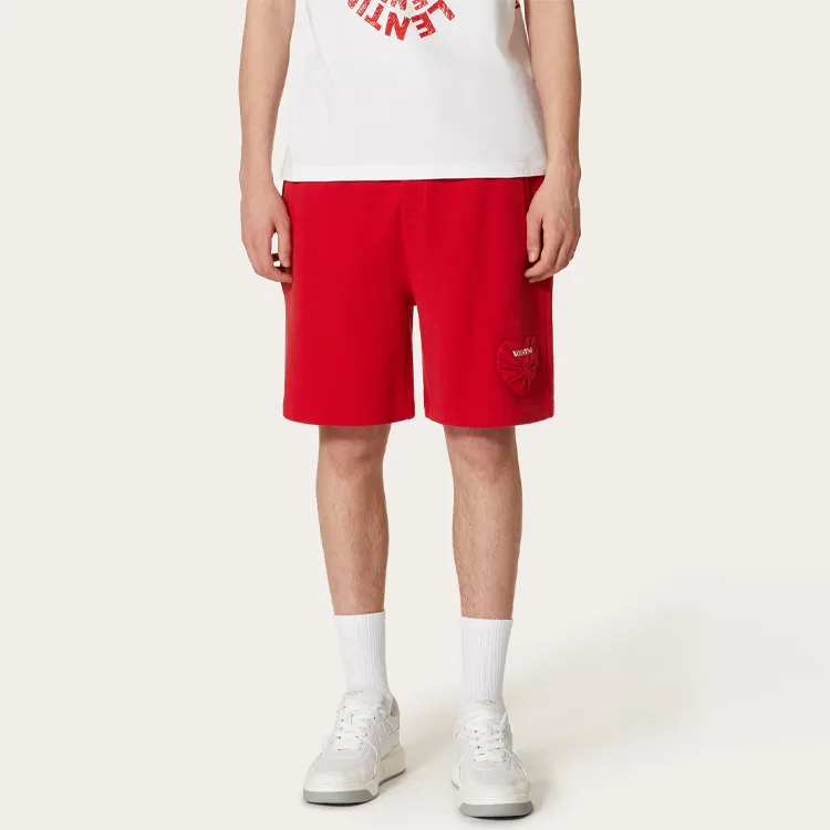 Valentino Casual Shorts Men Red-2