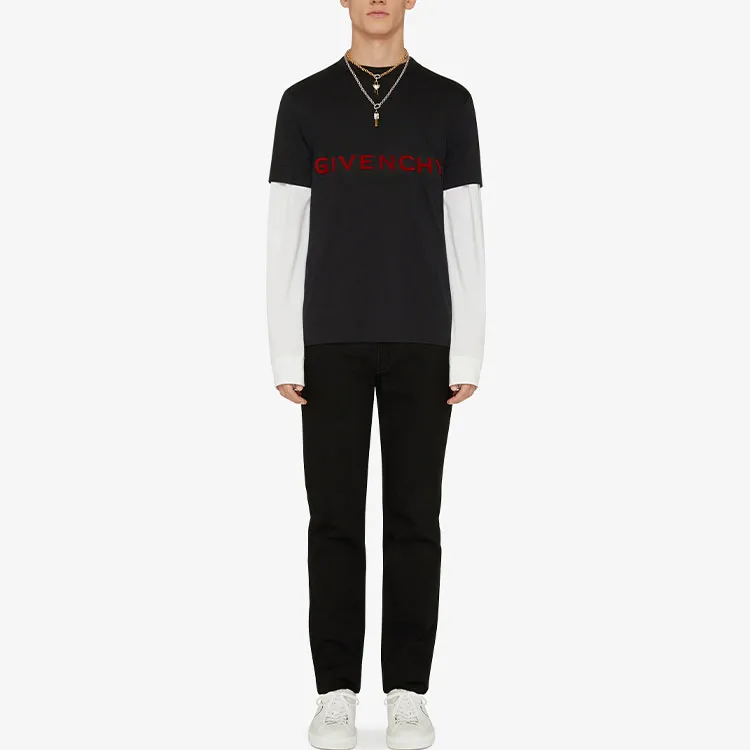 Givenchy T-Shirts Men Red-1