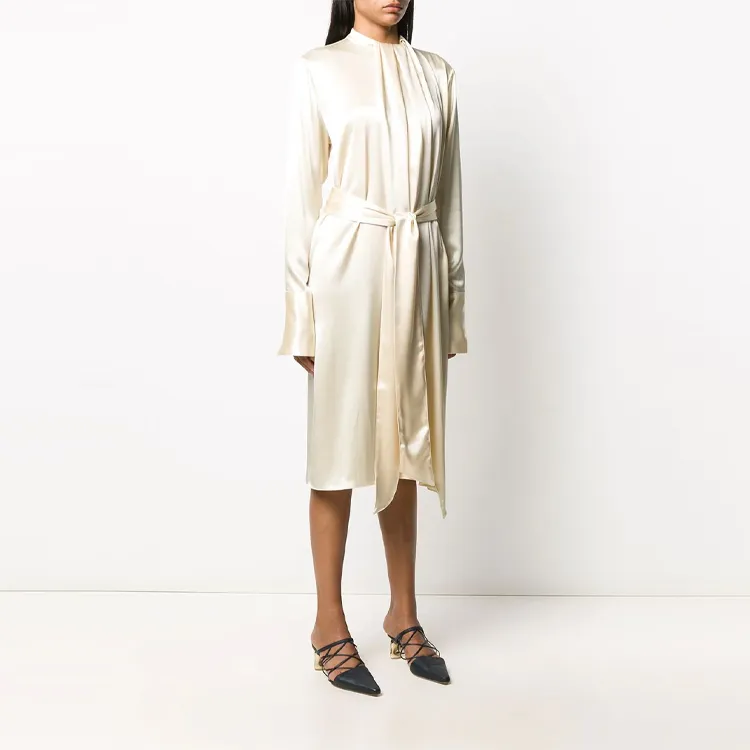 LOEWE Long Sleeved Dresses Women's Yellow-3