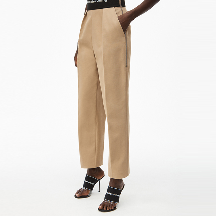 Alexander Wang Casual Pants Women's Khaki - POIZON
