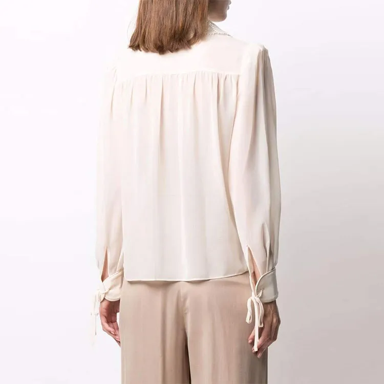 Self portrait Shirts Women's Apricot-5