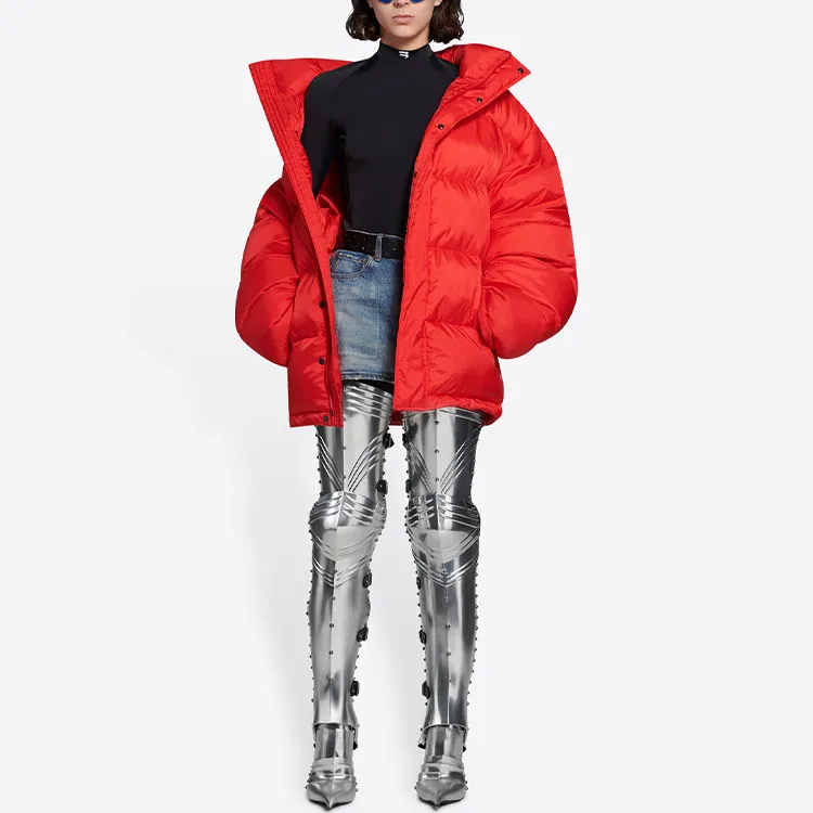 Balenciaga Down Jackets Unisex Red-2
