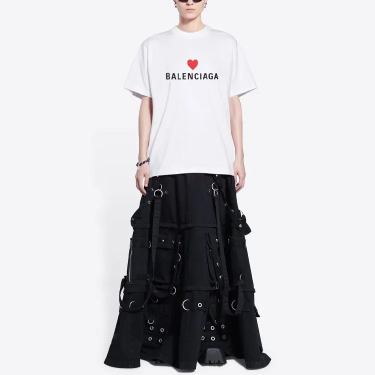 Balenciaga T-Shirts Women's White-5