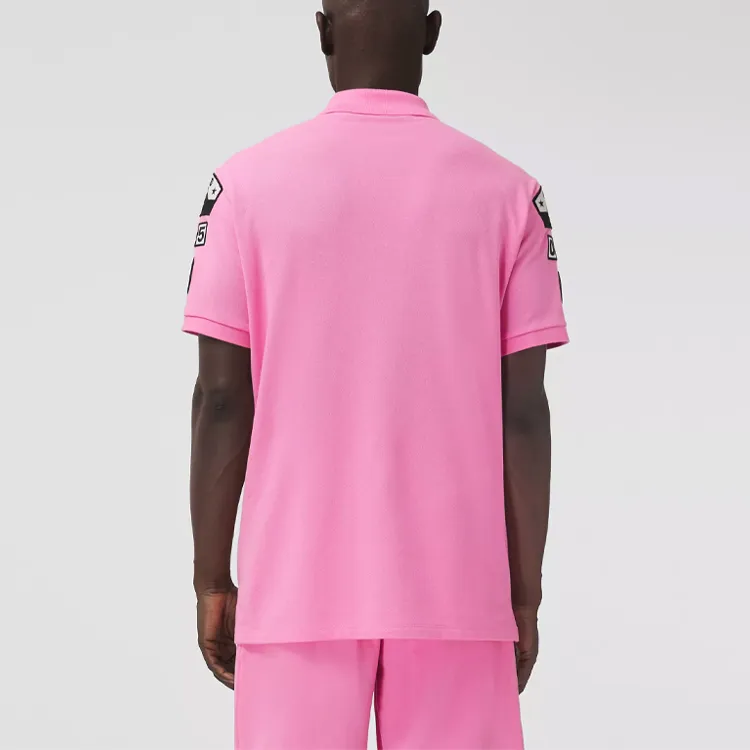 Burberry Bubblegum Badge Applique Polo-3