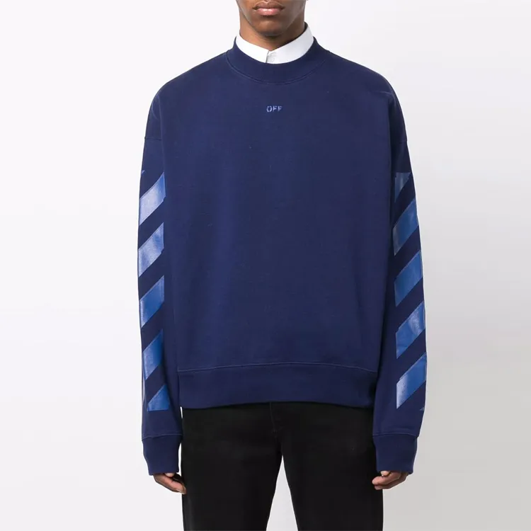 OFF WHITE FW21 Sweatshirts Men Blue-2