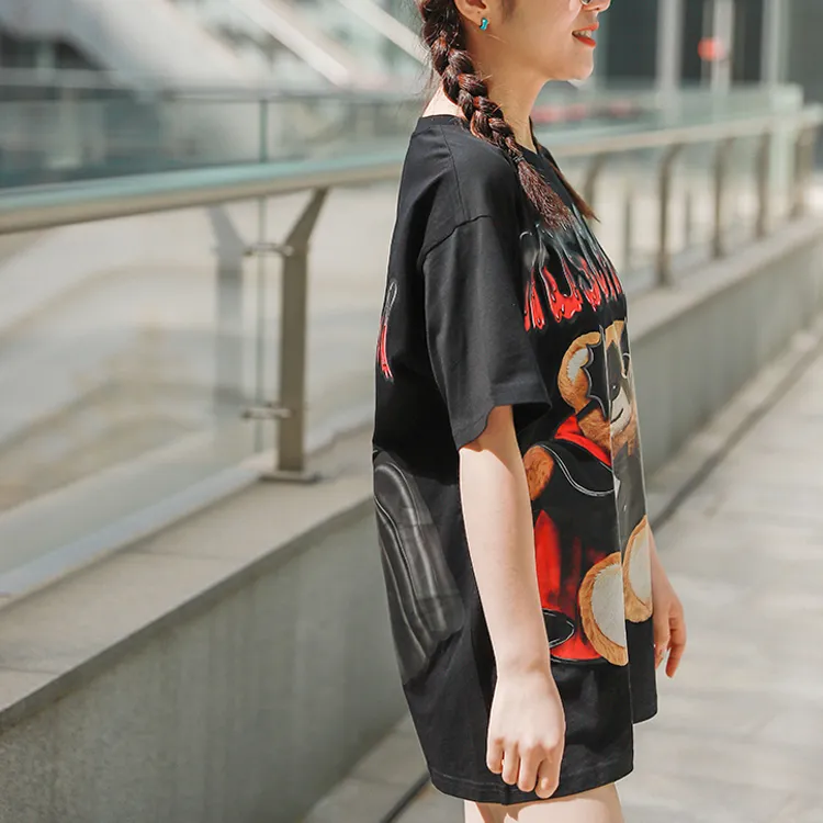 MOSCHINO T Shirts Women's Black-2