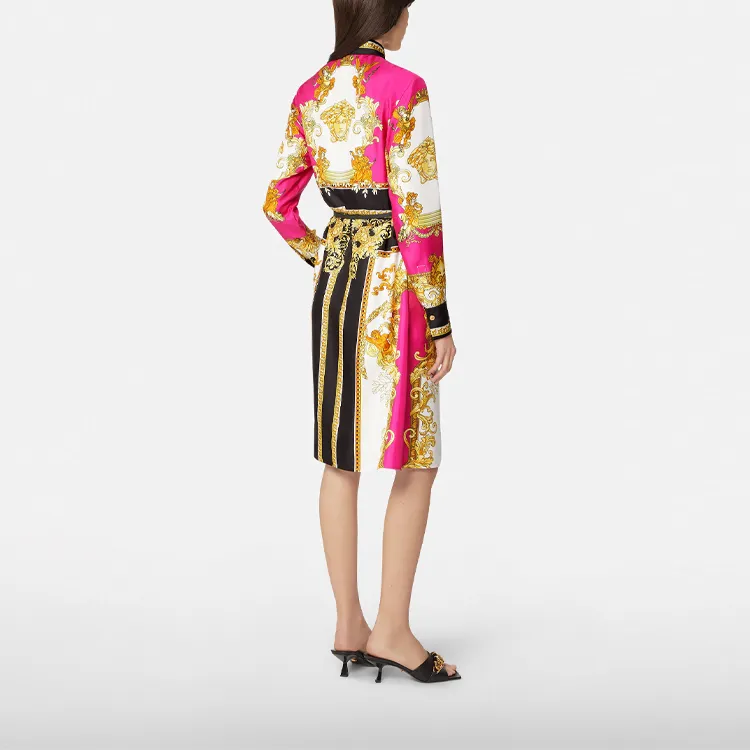 VERSACE Long-Sleeved Dresses Women's Multicolor-2