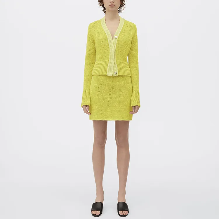Bottega Veneta Casual Short Skirts Women's Kiwi Green-4