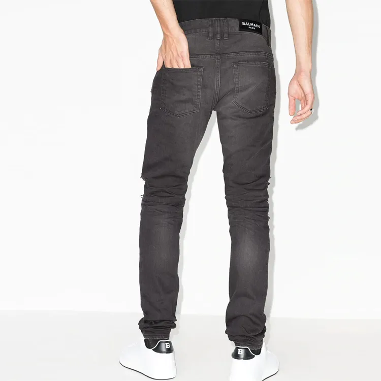BALMAIN Jeans Men Gray-1