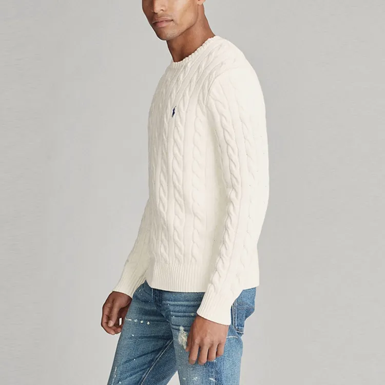 Polo Ralph Lauren SS21 Sweater Men's Ecru-1