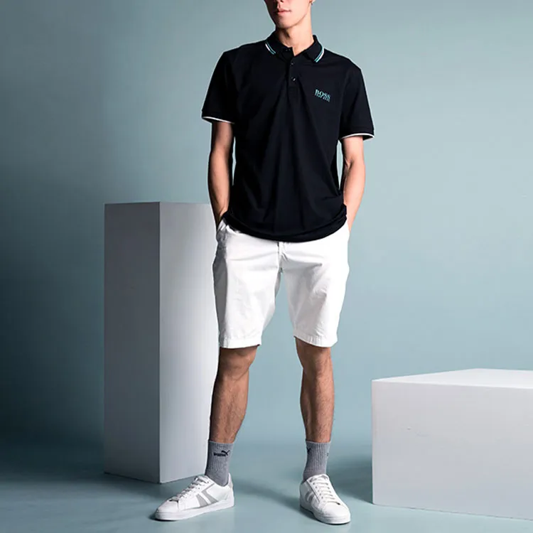 HUGO BOSS Polo Shirts Men Black-2