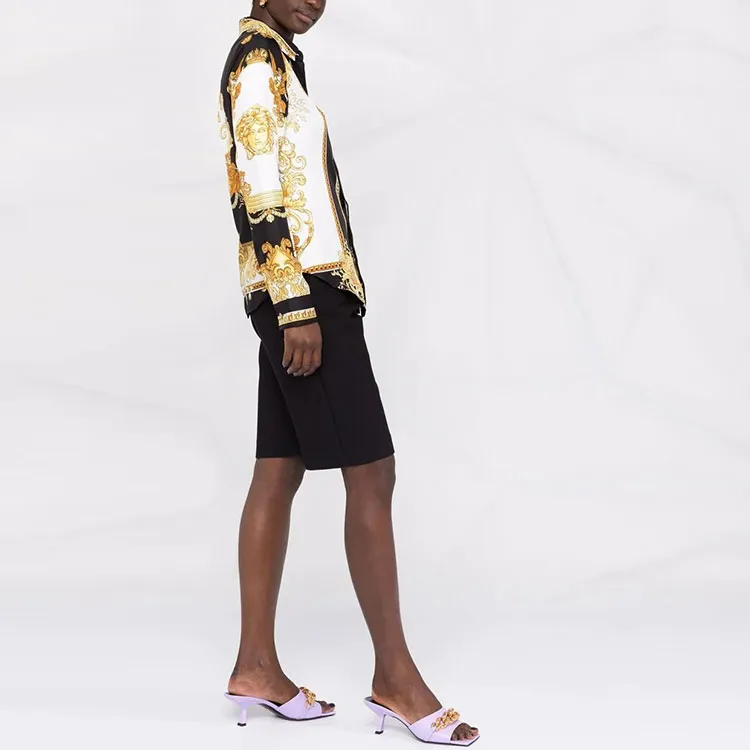 VERSACE Shirts Women's Black-3
