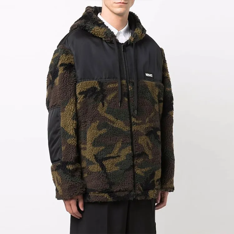 VERSACE Jackets Men Green-3