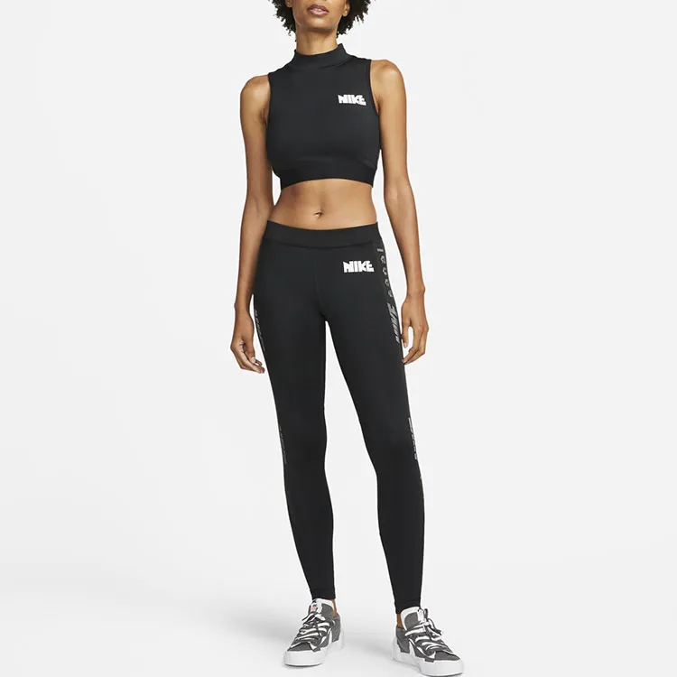 Nike x X Sacai Sport Vests Asia Version Women's Black-2