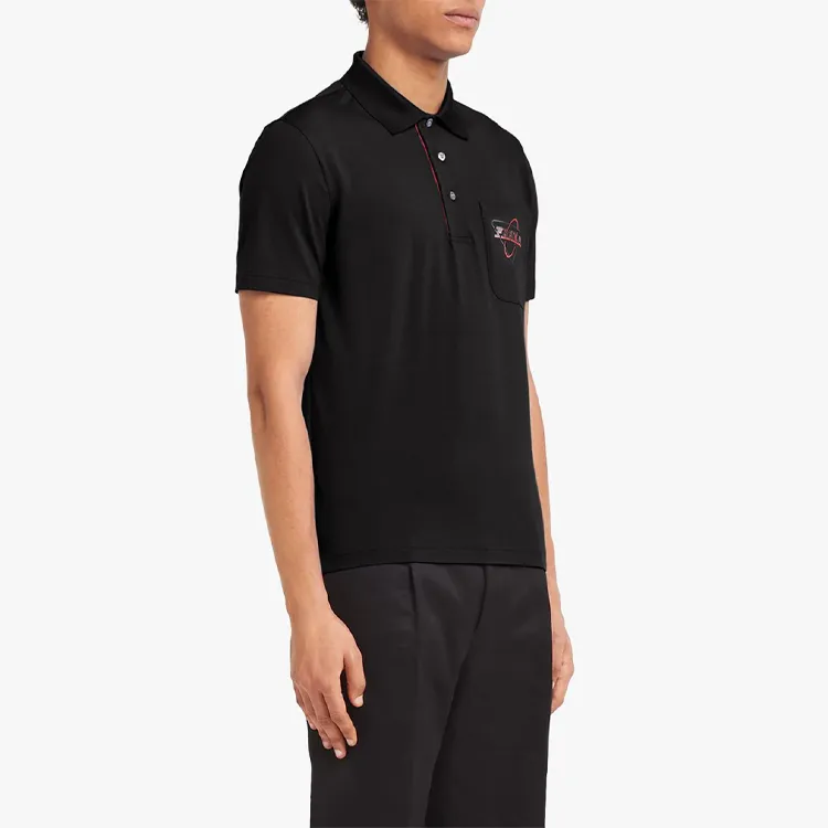PRADA FW21 Polo Shirt Men's Black-3