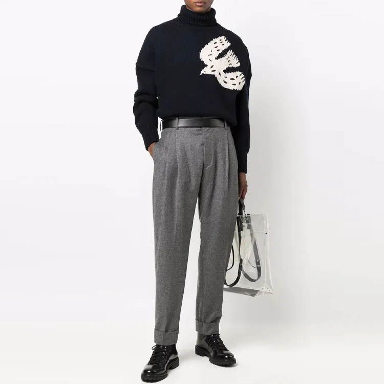 Alexander McQueen Suit Trousers Men Gray-3