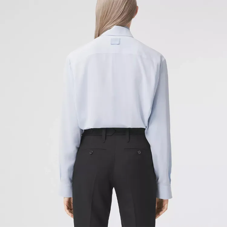 Burberry Shirt Women's Light Blue-3