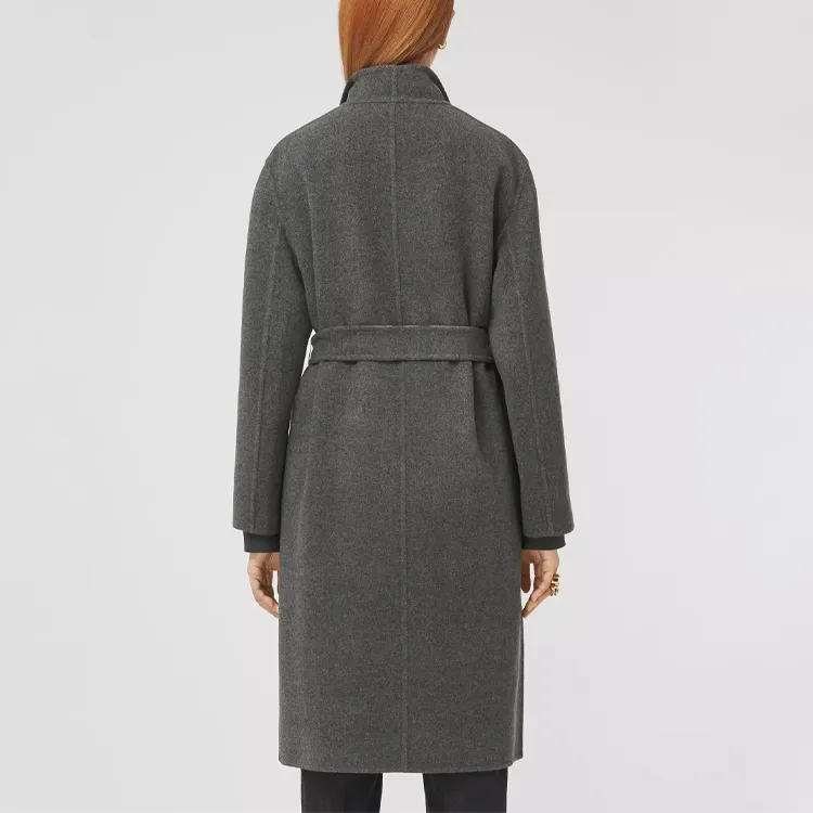 Burberry Coats Women's Gray-3