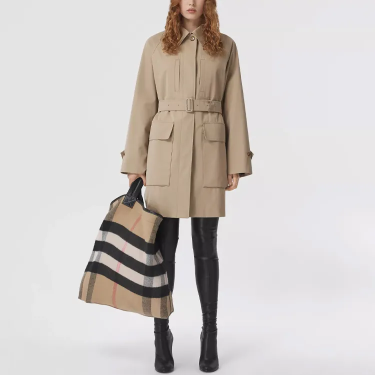 Burberry Coats Women's Honey-1