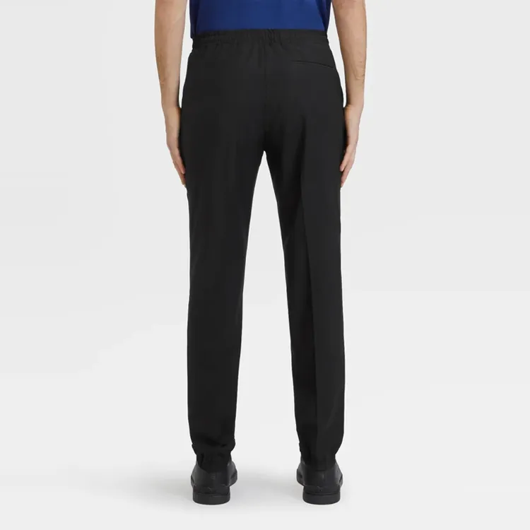 Ermenegildo Zegna Knitted Sweatpants Men Black-3