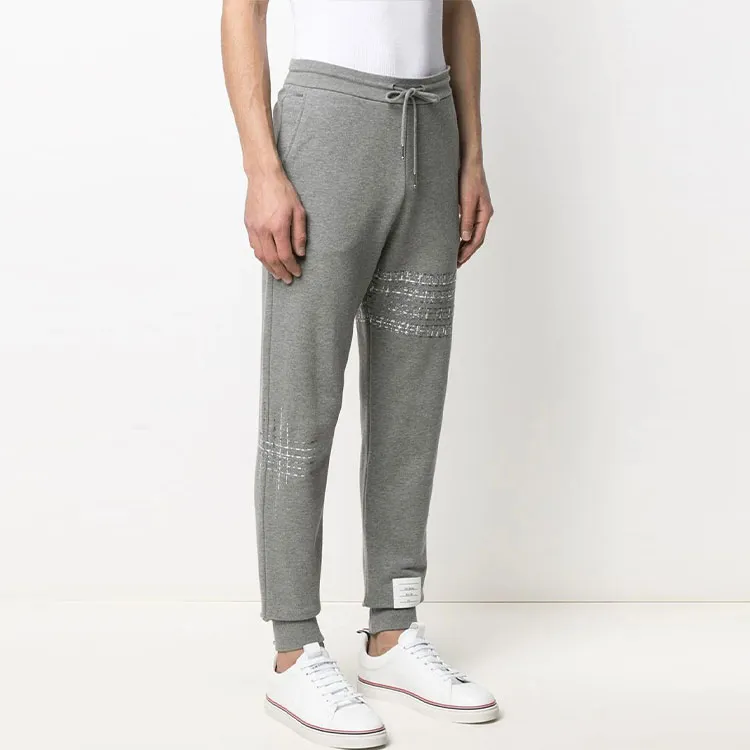 THOM BROWNE Knitted Sweatpants Men Medium Gray-2