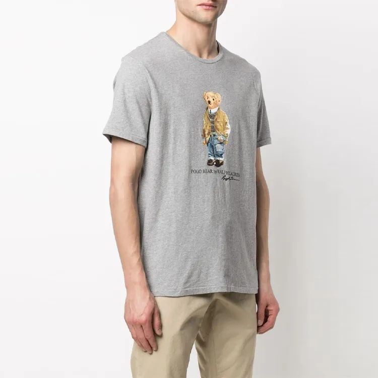 Polo Ralph Lauren T Shirts Men Gray-2
