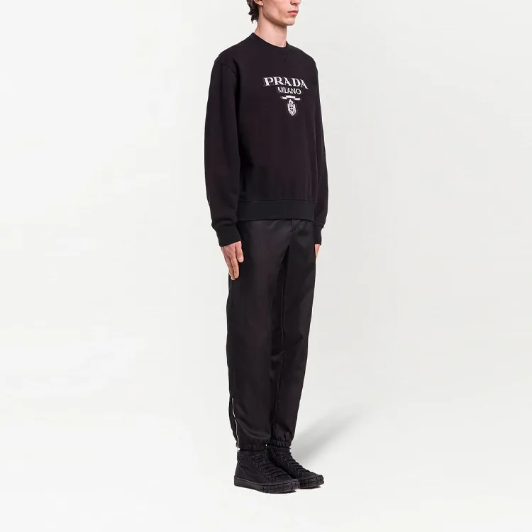 PRADA Sweatshirts Men Black-3