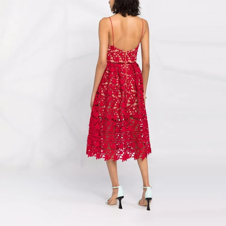 Self portrait Lace overlay Dress-4