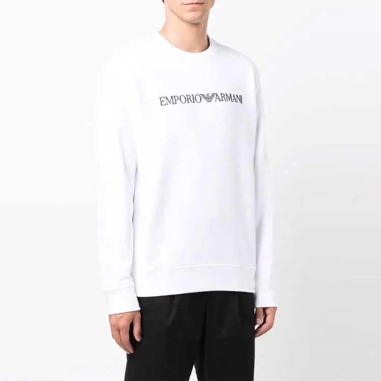 EMPORIO ARMANI Logo-print Crew-neck Sweatshirt-2