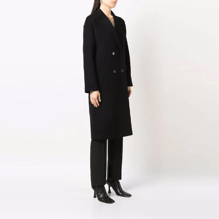 EMPORIO ARMANI Casentino Wool And Cashmere Double breasted Coat-3