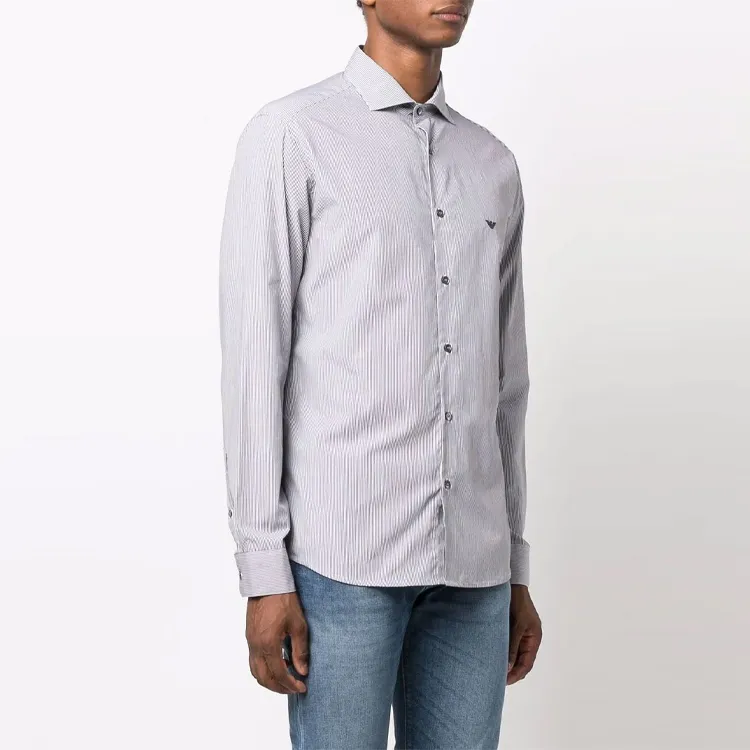 EMPORIO ARMANI Shirts Men Gray-2