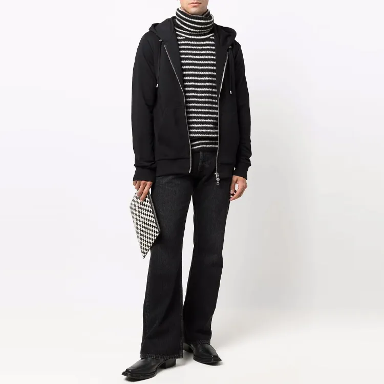 BALMAIN Zipped Printed Hoodie-2