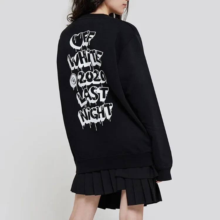 OFF WHITE FW21 Sweatshirts Women's Black-4