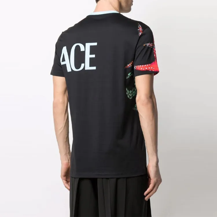 VERSACE T Shirts Men Black-2