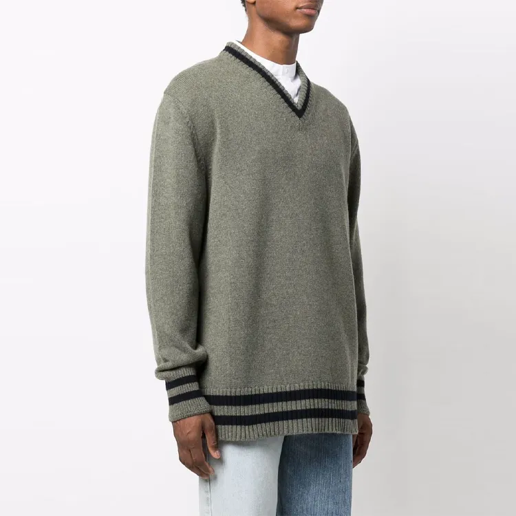 Maison Margiela Sweaters Men Army Green-3