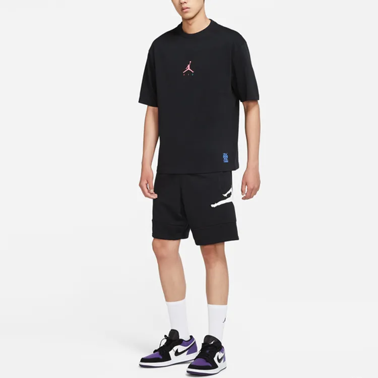 Jordan DONGDAN 1985 T Shirts Men Black-2