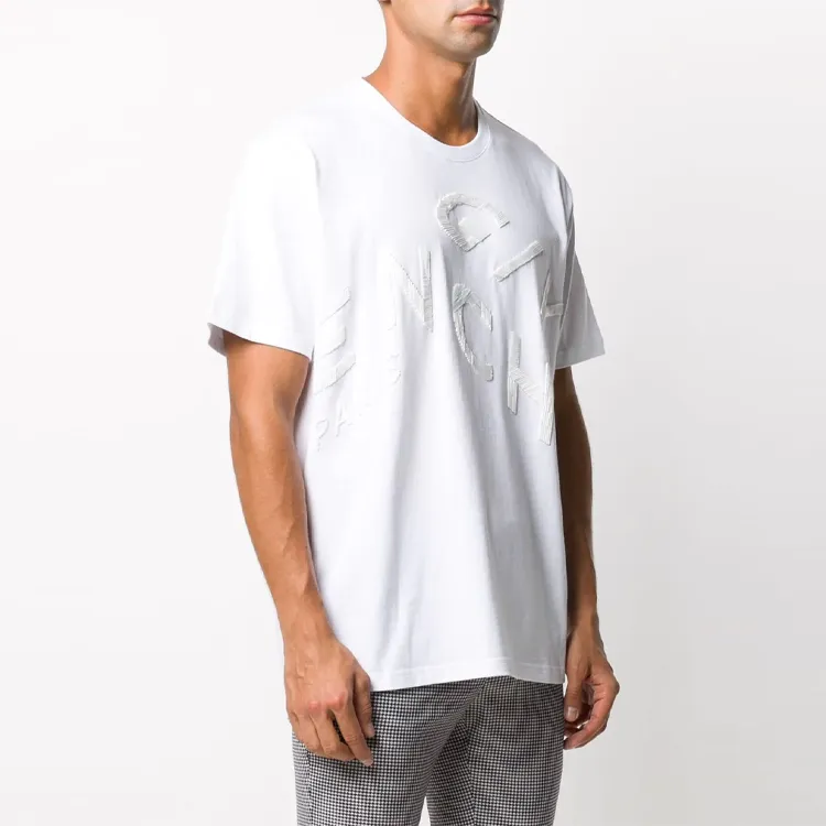 Givenchy Refracted Oversized Embroidered Logo T shirt-2