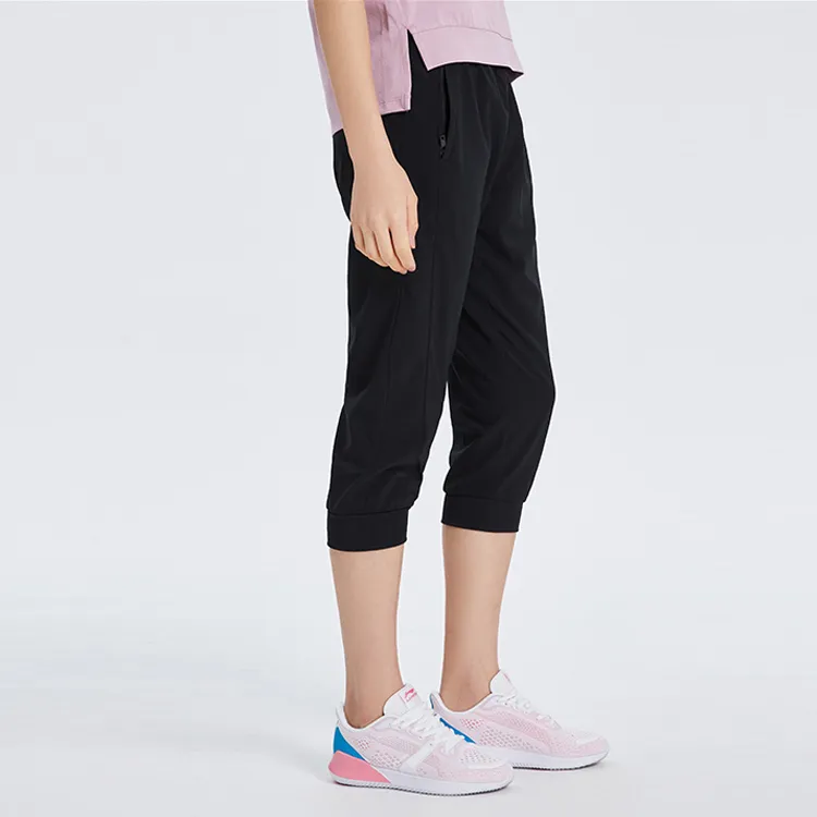 LINING Training Series Knitted Sweatpants Women's Black-4