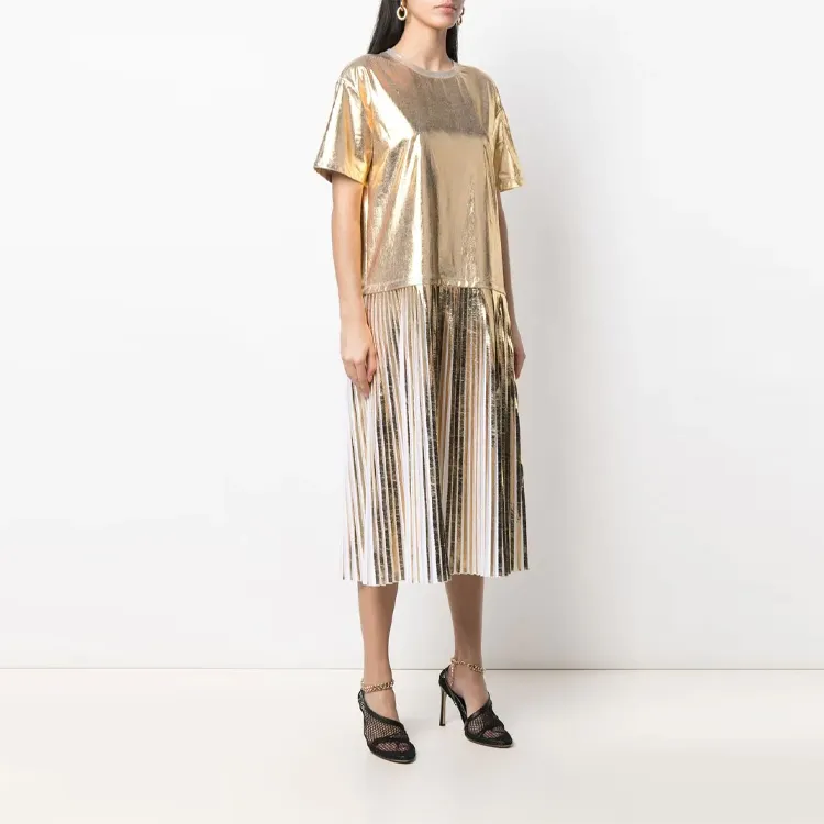 Valentino Short-Sleeved Dresses Women's Yellow-3