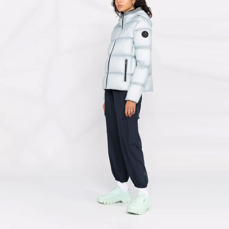 Moose Knuckles Down Jackets Women's Silvery White-3
