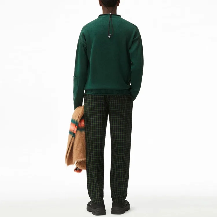 KENZO Loose Fit Knitwear Men's Dark Green-4
