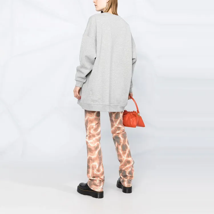 GANNI Software Isoli Drop Shoulder Sweatshirt 'Paloma Melange'-2