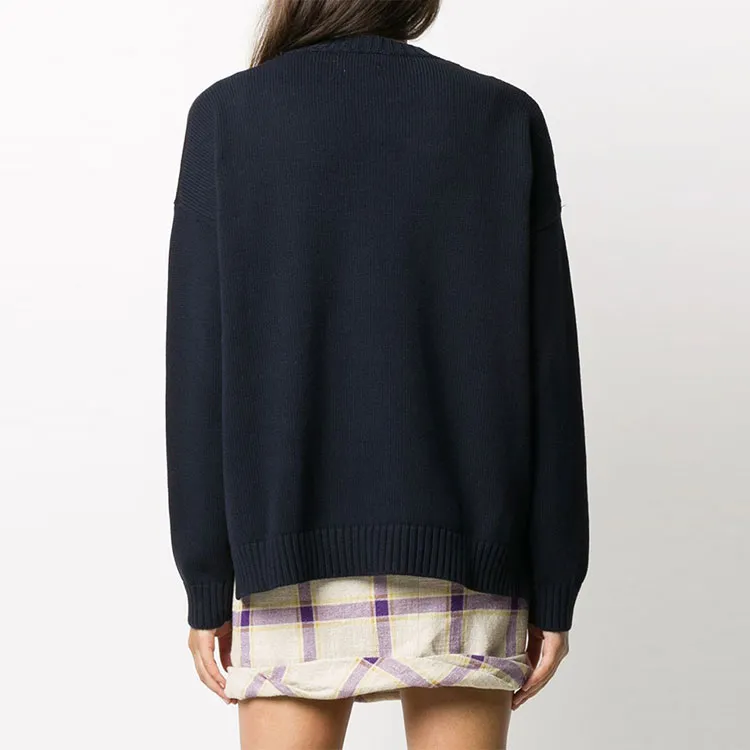 GANNI FW21 Sweater Women's Dark Blue-3