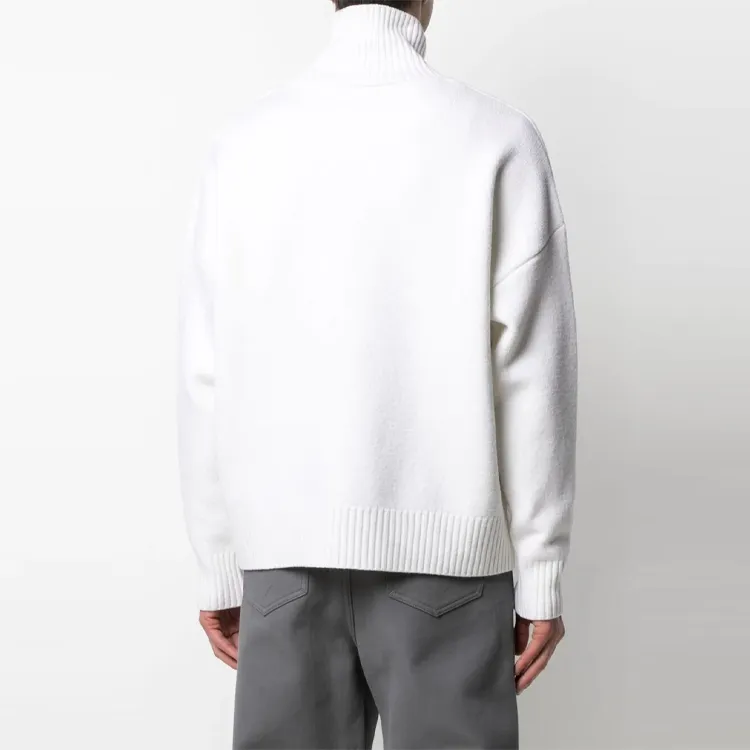 AMIPARIS Funnel Neck Sweater-3